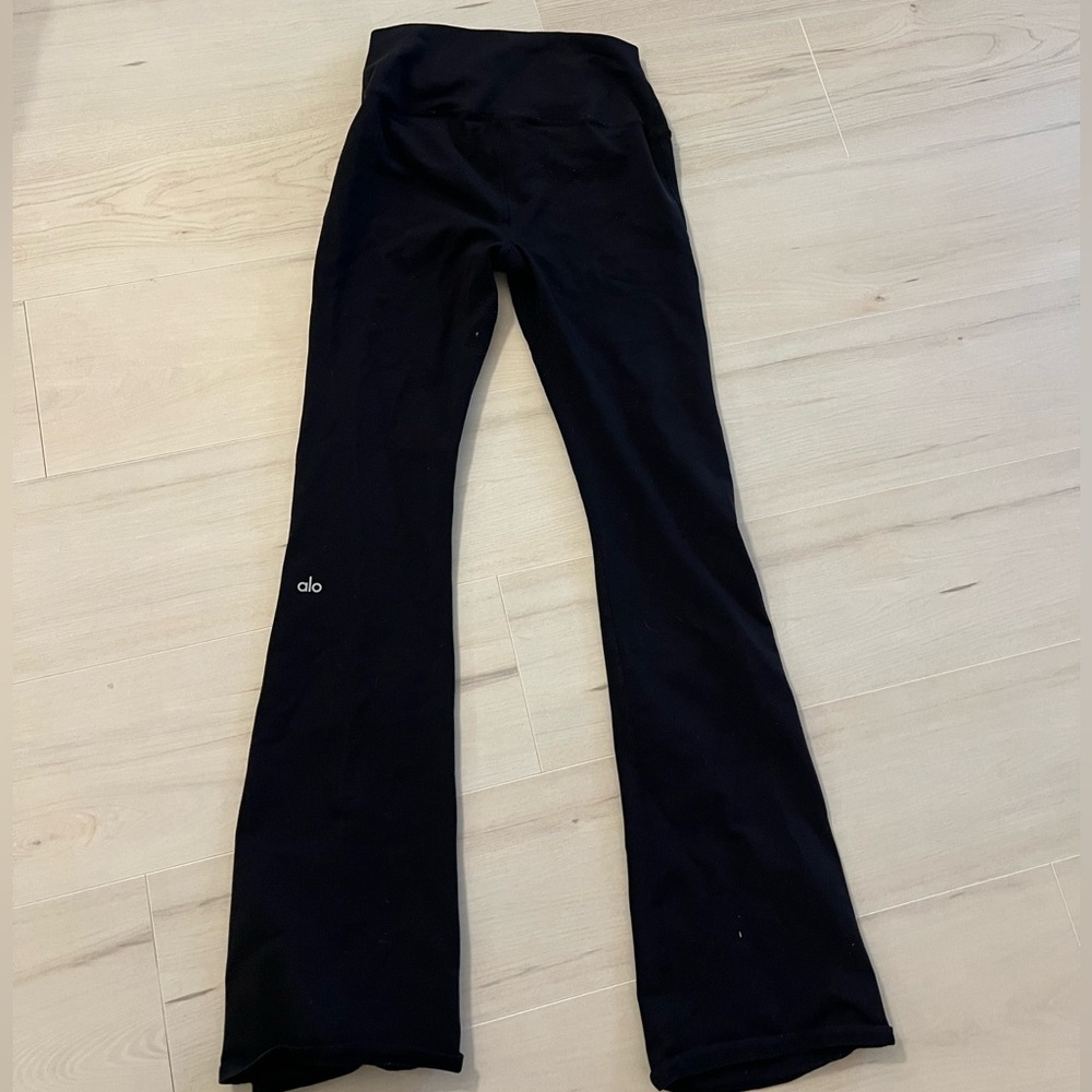 ALO Yoga Black flared Leggings